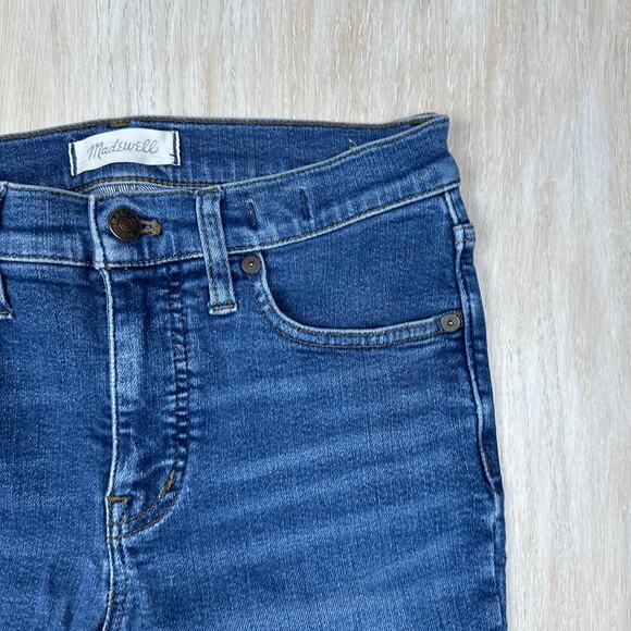 Madewell 9" Mid Rise Skinny Leg Stretch Casual Everyday Classic Denim Jeans 27 - Picture 3 of 15